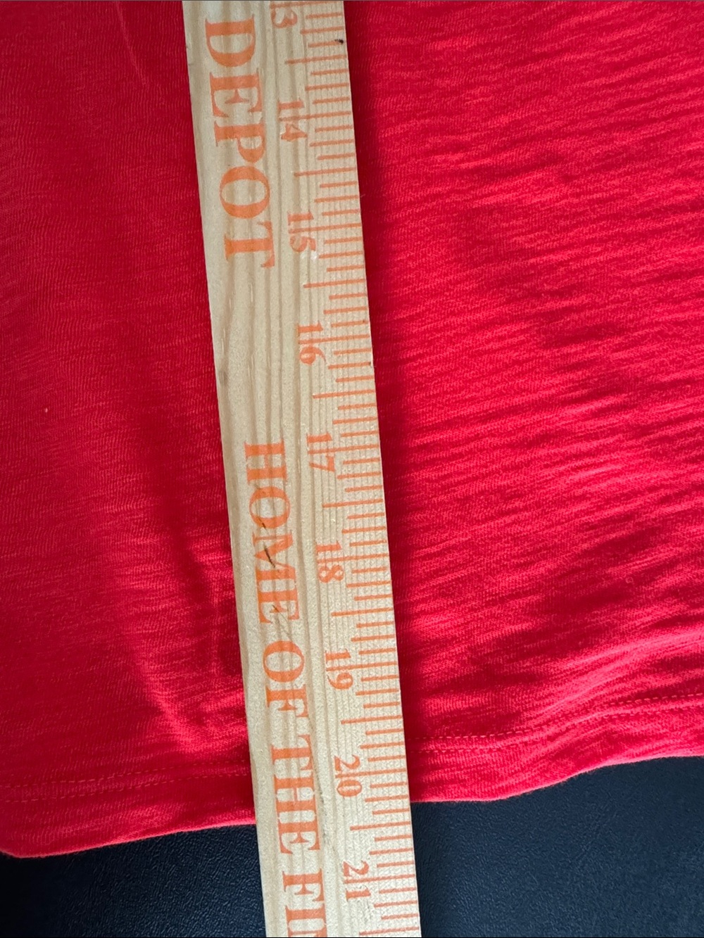 Theory tomato red SM t-shirt - Picture 8 of 9